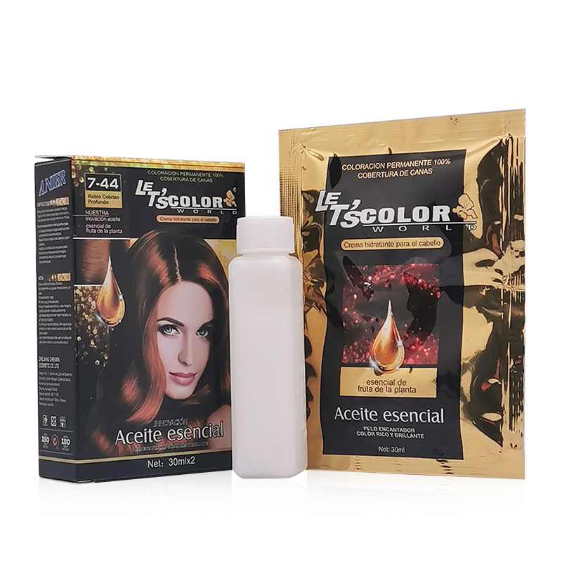 Copper gold Walang Irritation Homeuse Hair Color Cream